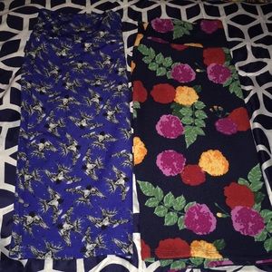 LuLaRoe 2 Cassie Skirts (Bundle) Size Large{SOLD}